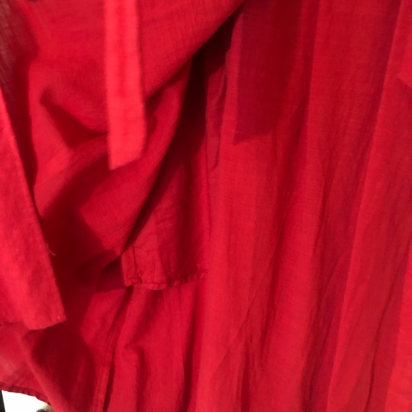 Red Wrap Dress - Picture 7 of 8